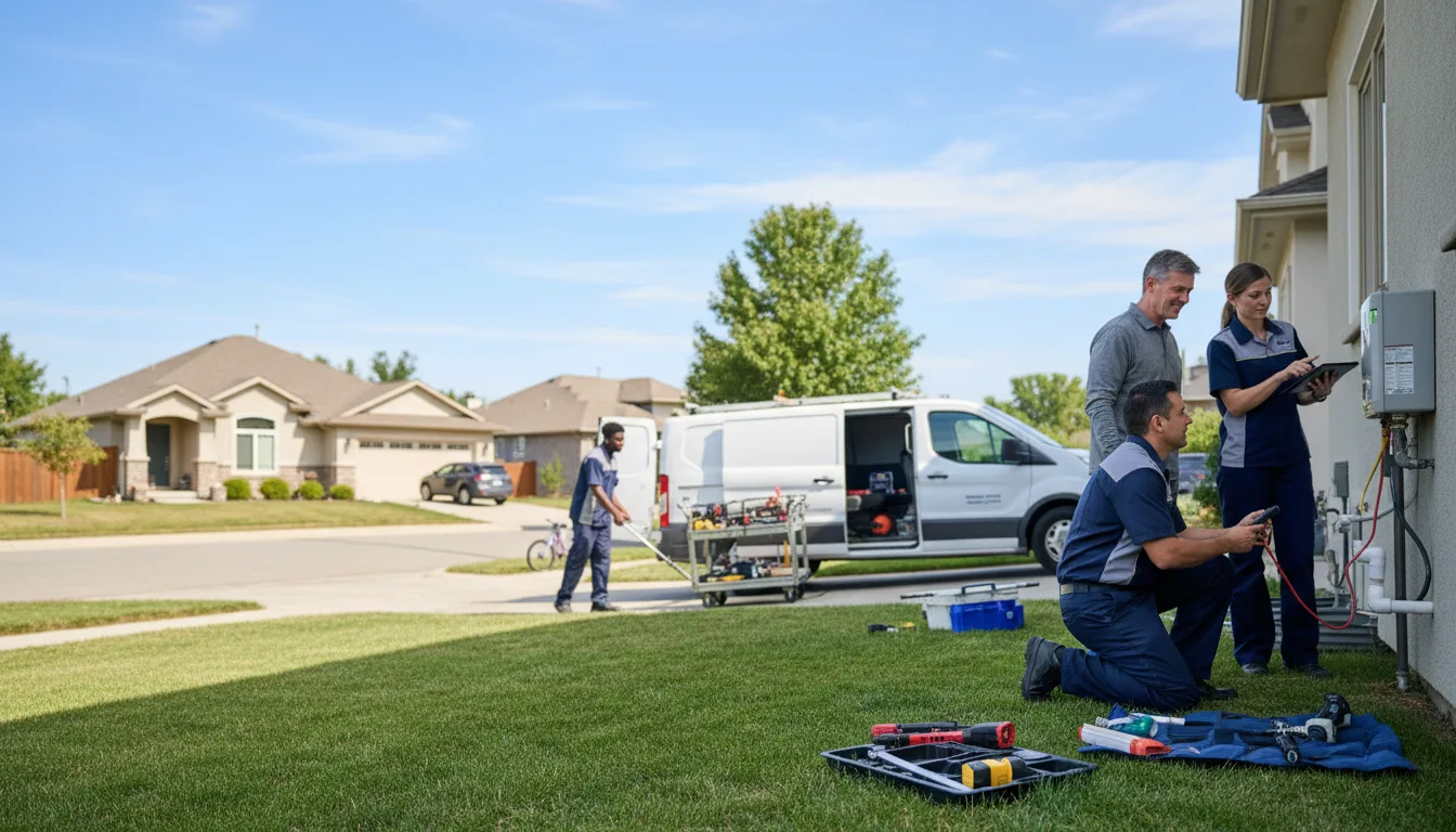 Tankless water heater service in Maxwell, TX